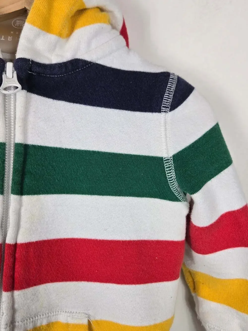 Hudson's Bay Stripes Baby Zip Hoodie & Jogger Pants Set 12-18M HBC Canada